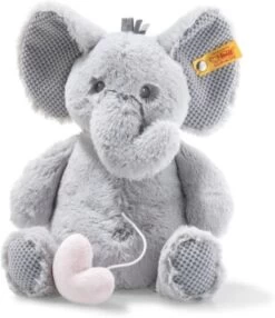 Soft Cuddly Friends Ellie Elefant Spieluhr (26 Cm) [hellgrau]