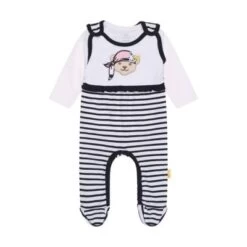 Steiff Set Strampler + T-Shirt Langarm Beach Please Strampler