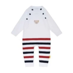 Steiff Strampler Langarm Under The Surface Mit Kontraststreifen Strampler