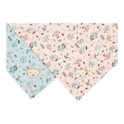 Steiff 2er-Pack Mullwindeln Blumen 4 Steiff 2er-Pack Mullwindeln Blumen – Bild 2