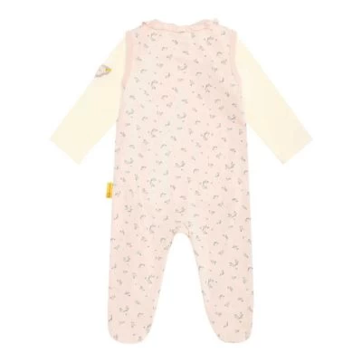 Steiff Strampler-Set Rüsche Vögel 4 Steiff Strampler-Set Rüsche Vögel – Bild 2