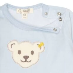 Steiff Baby Strampler - Body, Baumwolle, Bär, Logo, Druckknöpfe, Langarm, Einfarbig Strampler Für Kinder -Boutique-Laden für Babyprodukte 27320746 04