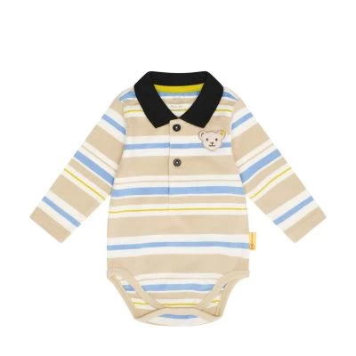 Steiff Body Langarm Baby Wellness Mit Polokragen Bodys 3 Steiff Body Langarm Baby Wellness Mit Polokragen Bodys