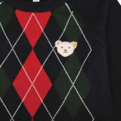 Steiff Pullover Jahr Des Teddybären Mit Rautenmuster Pullover 7 Steiff Pullover Jahr Des Teddybären Mit Rautenmuster Pullover -Boutique-Laden für Babyprodukte 27339324 03
