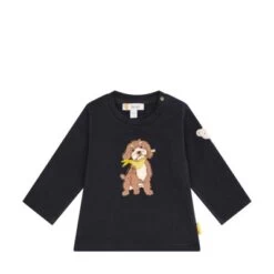 Steiff Sweatshirt Pawerful Mit Hundemotiv Mit Schulterknöpfung Sweatshirts