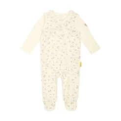 Steiff Set Strampler + T-Shirt Langarm Baby Wellness Mit Druckknöpfen Mit Rüschen Strampler