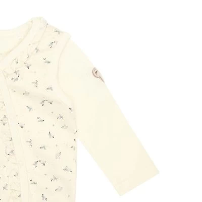 Steiff Set Strampler + T-Shirt Langarm Baby Wellness Mit Druckknöpfen Mit Rüschen Strampler 5 Steiff Set Strampler + T-Shirt Langarm Baby Wellness Mit Druckknöpfen Mit Rüschen Strampler – Bild 3