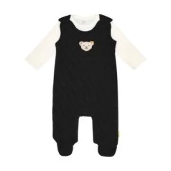 Steiff Set Strampler + T-Shirt Langarm Baby Wellness Mit Schlupfkragen Strampler