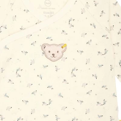 Steiff Wickelbody Langarm Baby Wellness Mit Wickelknöpfung Mit Vogelprint Wickelbodys 5 Steiff Wickelbody Langarm Baby Wellness Mit Wickelknöpfung Mit Vogelprint Wickelbodys – Bild 3