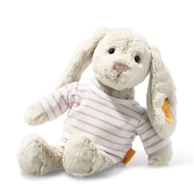 Steiff Soft Cuddly Friends Hoppie Hase Mit T-Shirt 26 Cm, Hellgrau Kuscheltiere 4 Steiff Soft Cuddly Friends Hoppie Hase Mit T-Shirt 26 Cm, Hellgrau Kuscheltiere – Bild 2