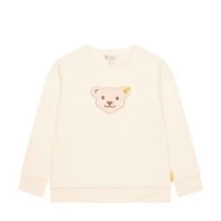 Steiff Sweatshirt Bird's Twittering Zick-Zack-Look Mit Quietscher Sweatshirts