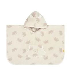 Steiff Bade Poncho Homewear Mit Kapuze Mit Druckknöpfe Badeponchos