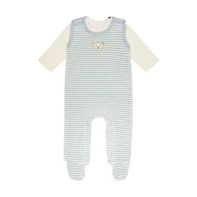 Steiff Set Strampler + T-Shirt Langarm Baby Wellness Aus Organic Velour Strampler 3 Steiff Set Strampler + T-Shirt Langarm Baby Wellness Aus Organic Velour Strampler