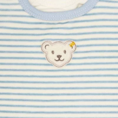 Steiff Set Strampler + T-Shirt Langarm Baby Wellness Aus Organic Velour Strampler 5 Steiff Set Strampler + T-Shirt Langarm Baby Wellness Aus Organic Velour Strampler – Bild 3