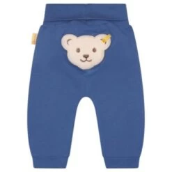 Steiff Baby Jogginghose - Lang, Schlupfbund, Sweatqualität, Unisex, Einfarbig Stoffhosen Für Kinder