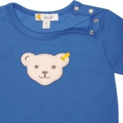 Steiff Baby T-Shirt - Basic, Kurzarm, Teddy-Applikation, Cotton Stretch, Uni Langarmshirts Für Kinder -Boutique-Laden für Babyprodukte 28510022 03