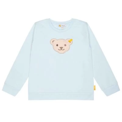 Steiff Kinder Sweatshirt - Teddy-Applikation, Quietscher, Cotton Stretch, Uni Sweatshirts Für Kinder 3 Steiff Kinder Sweatshirt - Teddy-Applikation, Quietscher, Cotton Stretch, Uni Sweatshirts Für Kinder
