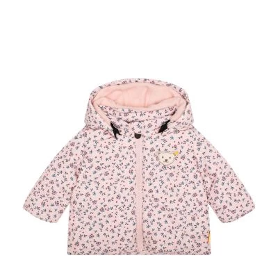 Steiff Jacke Enchanted Forest, Abnehmbare Kapuze, Reflektor, Gefüttert Outdoorjacken