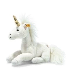 Steiff Soft Cuddly Friends Unica Schlenker-Einhorn 27 Cm, Weiß Kuscheltiere