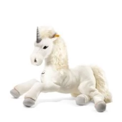 Steiff Kuscheltier Starly Schlenker Einhorn 70 Weiss Lieg. Kuscheltiere