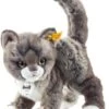 Kitty Katze 25cm Grau/beige Stehend 1 Kitty Katze 25cm Grau/beige Stehend -Boutique-Laden für Babyprodukte 4109645 01