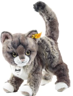 Kitty Katze 25cm Grau/beige Stehend 3 Kitty Katze 25cm Grau/beige Stehend
