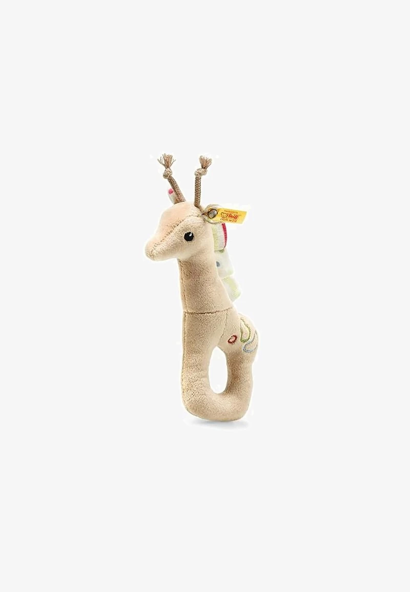 Steiff WILD SWEETIES TULU GIRAFFE GREIFRING MIT RASSEL UND KNIST - Kuscheltier - Beige 4 Steiff WILD SWEETIES TULU GIRAFFE GREIFRING MIT RASSEL UND KNIST - Kuscheltier - Beige – Bild 2