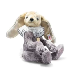 STEIFF 007033 Teddies For Tomorrow Lavender Hase, Mauve/beige 34 Cm