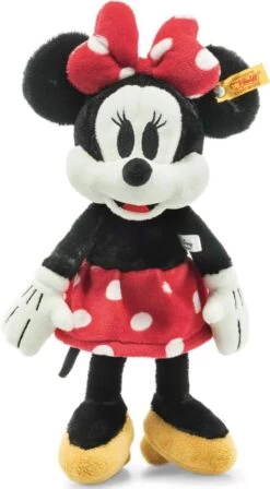 STEIFF 024511 Soft Cuddly Friends Disney Minnie Mouse, Bunt 31 Cm