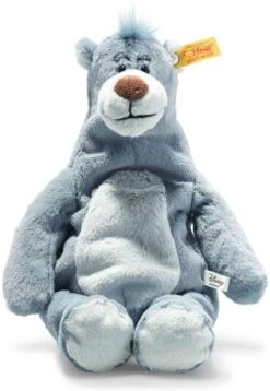 STEIFF 024542 Soft Cuddly Friends Disney Originals Balu, Blaugrau 31 Cm