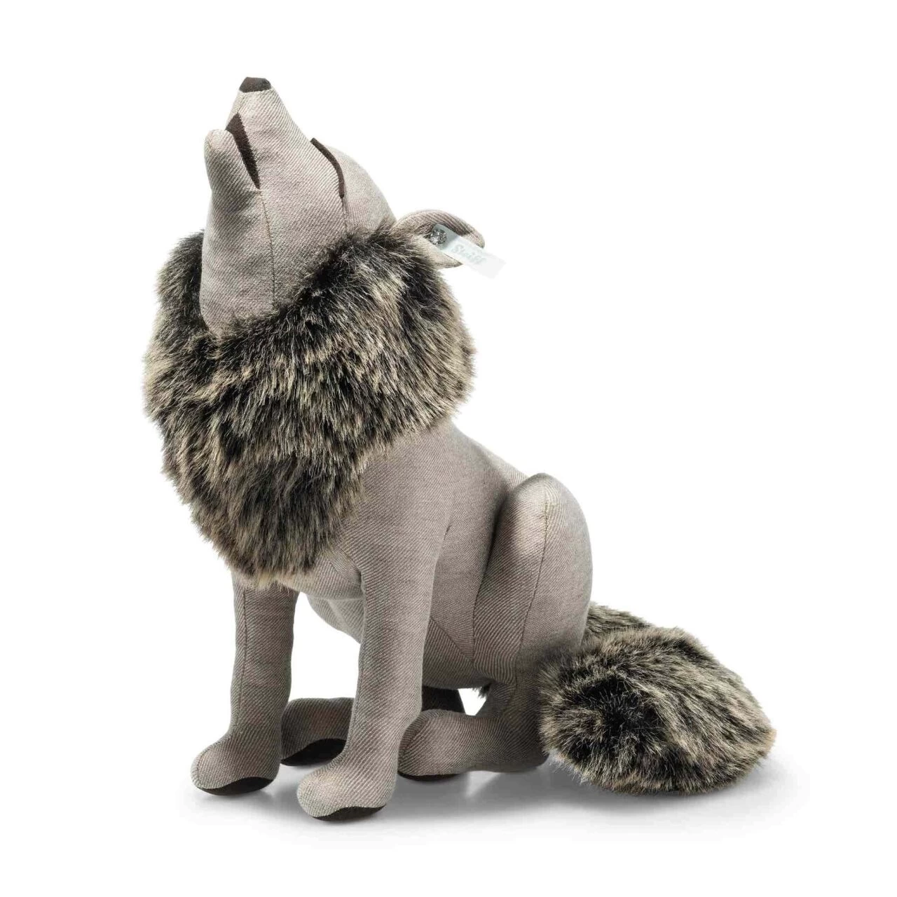 STEIFF 025020 Best Of Selection Heulender Wolf, Hellbraun 38 Cm 3 STEIFF 025020 Best Of Selection Heulender Wolf, Hellbraun 38 Cm
