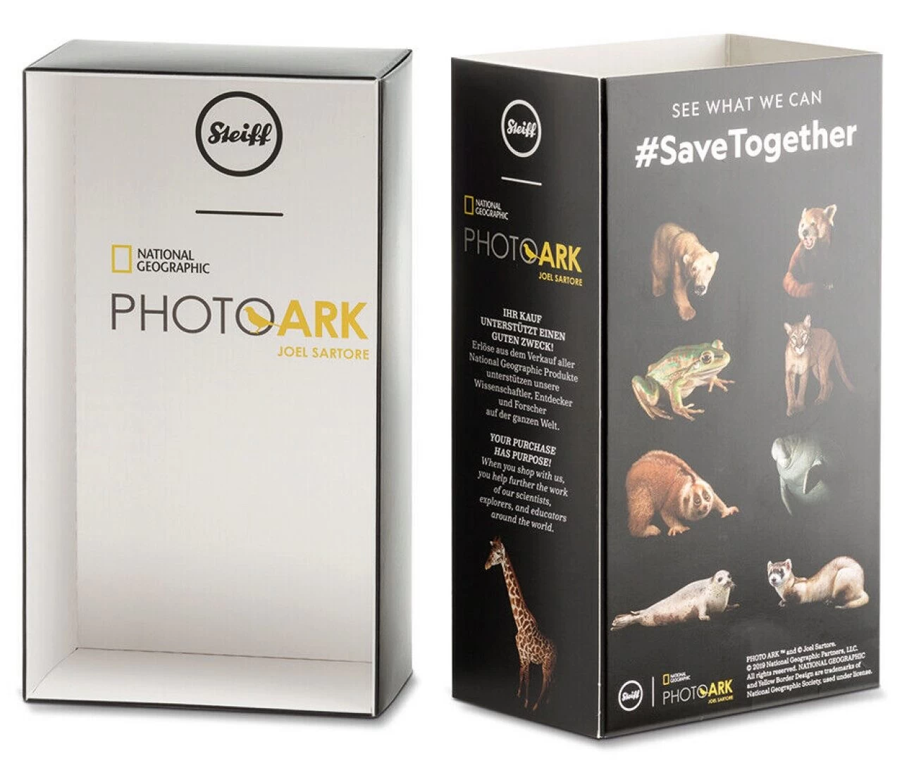 STEIFF 033582 Boogie Gorilla In Box 11 Mohair, Grau/schwarz 4 STEIFF 033582 Boogie Gorilla In Box 11 Mohair, Grau/schwarz – Bild 2