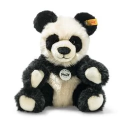 STEIFF 060021 Manschli Panda, Schwarz/weiß 24 Cm
