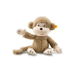 STEIFF 060304 Soft Cuddly Friends Brownie Affe 30 Cm Hellbraun