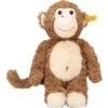 STEIFF 060427 Soft Cuddly Friends Bodo Affe, Braun 30 Cm