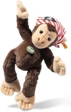 STEIFF 065088 Teddies For Tomorrow Scotty Schlenker-Affe 28cm, Braun