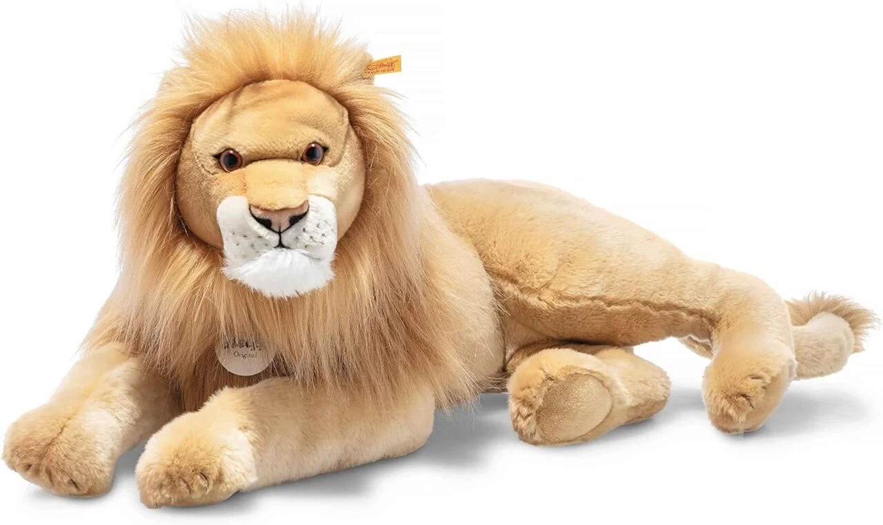 STEIFF 065170 Leo Loewe 65 Cm Blond Liegend 3 STEIFF 065170 Leo Loewe 65 Cm Blond Liegend