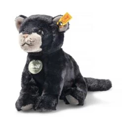 STEIFF 067938 Teddies For Tomorrow Taky Baby Panther 19 Cm Schwarz