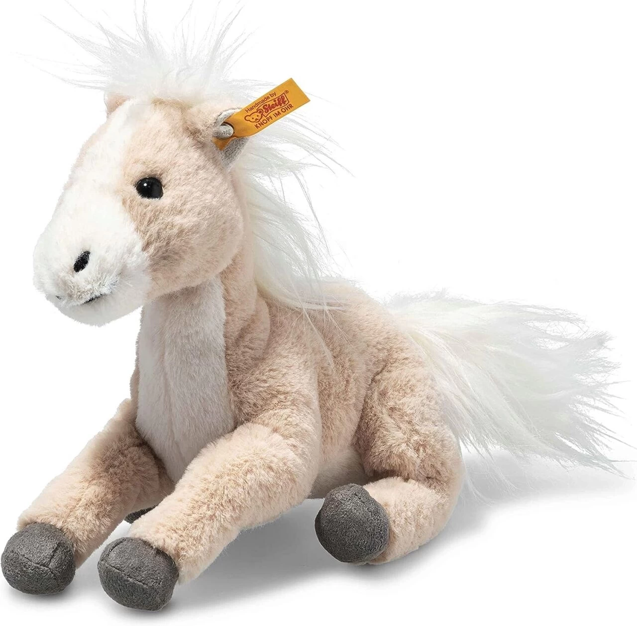 STEIFF 074349 Soft Cuddly Friends Gola Schlenker-Pferd, Blond, 18cm 3 STEIFF 074349 Soft Cuddly Friends Gola Schlenker-Pferd, Blond, 18cm