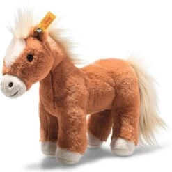 STEIFF 075872 Soft Cuddly Friends Gola Pferd, Rotbraun 27 Cm