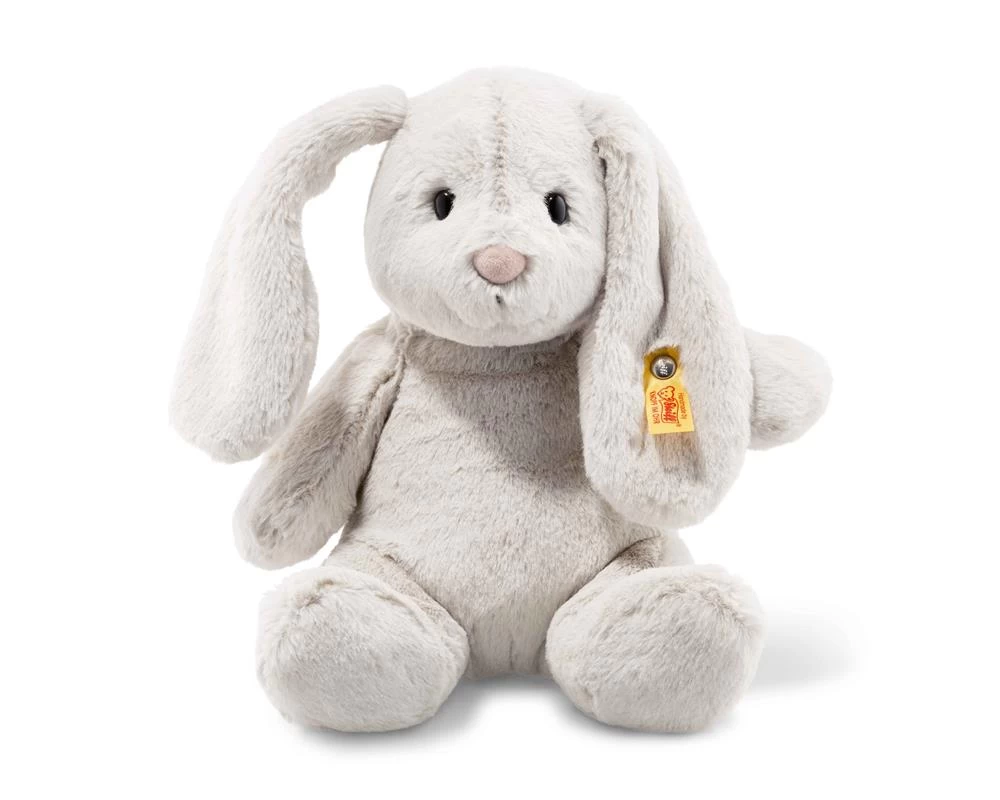 STEIFF 080470 Hoppie Hase 28 Cm Hellgrau 3 STEIFF 080470 Hoppie Hase 28 Cm Hellgrau