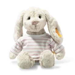 STEIFF 080975 Soft Cuddly Friends Hoppie Hase Mit T-Shirt