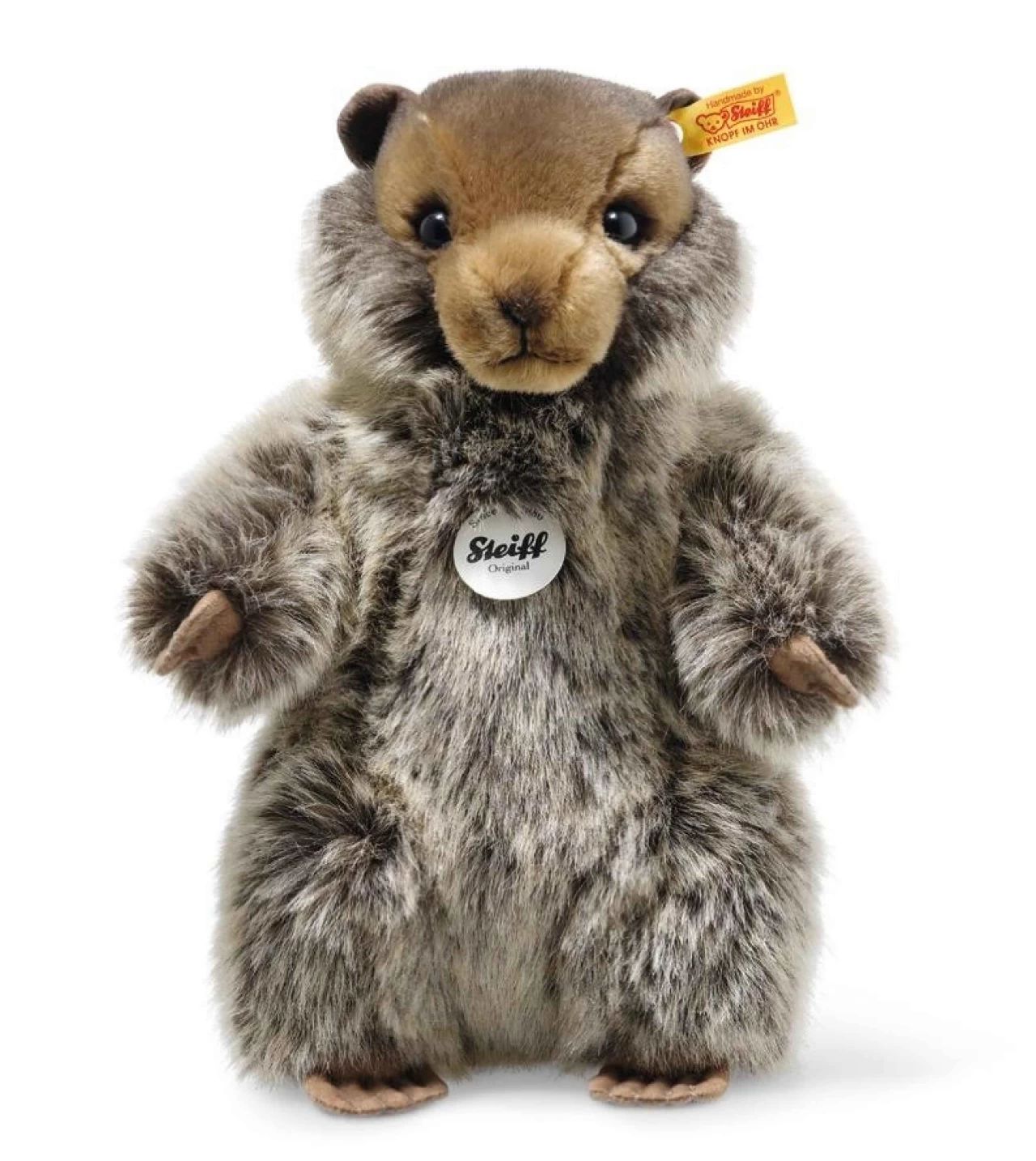 STEIFF 084133 Burri Murmeltier 26 Cm Braun Meliert 3 STEIFF 084133 Burri Murmeltier 26 Cm Braun Meliert