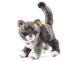 STEIFF 099335 Kitty Katze 25 Cm Grau/beige Stehend
