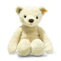 STEIFF 113635 Soft Cuddly Friends Tommy Teddybär, Vanille 40 Cm