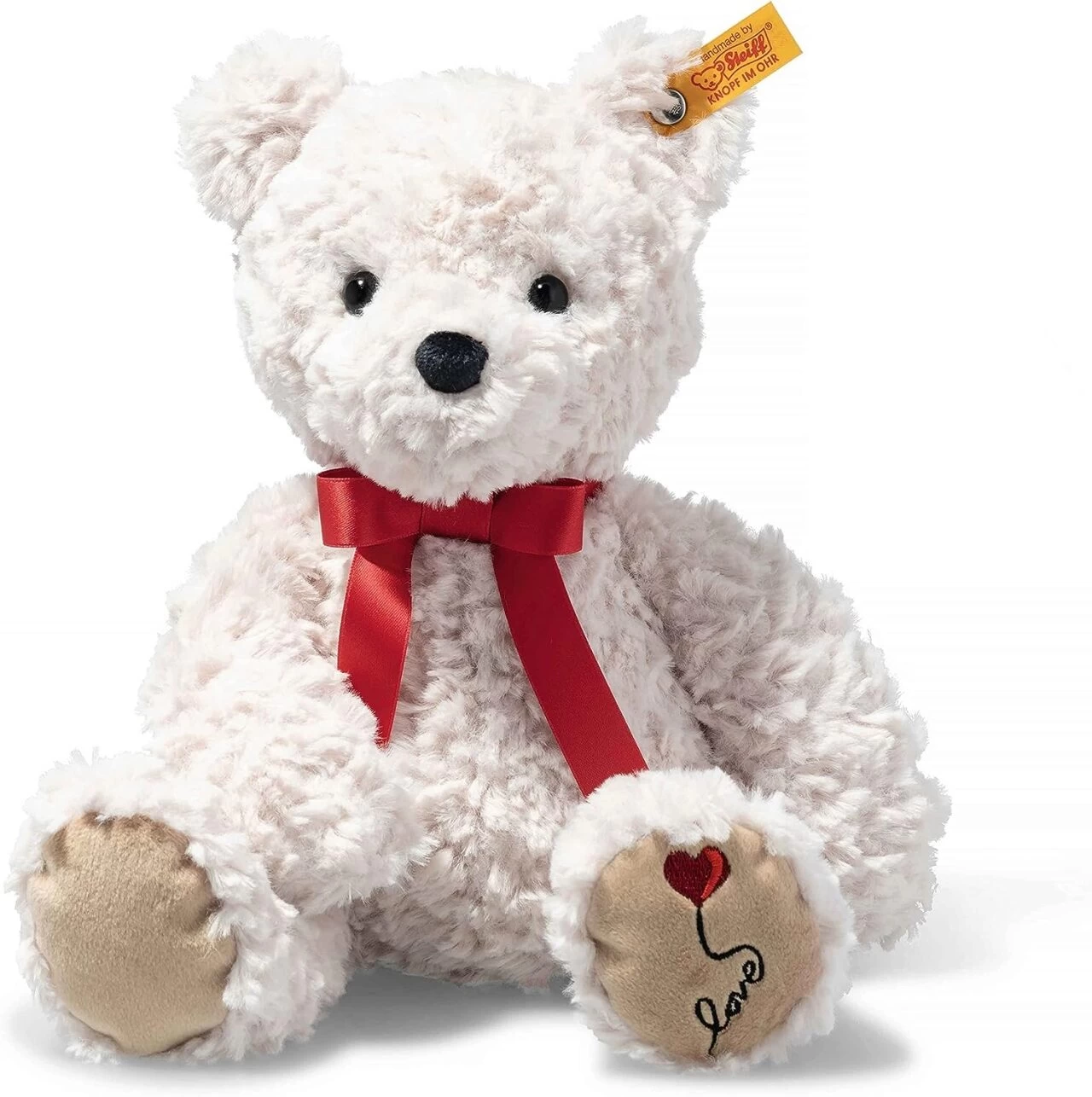 STEIFF 113833 Soft Cuddly Friends Jimmy Teddybär – Love 30 Cm Creme 3 STEIFF 113833 Soft Cuddly Friends Jimmy Teddybär – Love 30 Cm Creme