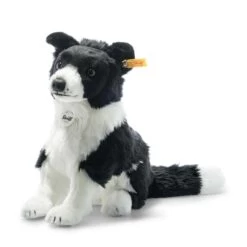 STEIFF 122163 Jaycee Border Collie, Schwarz/weiß 28 Cm
