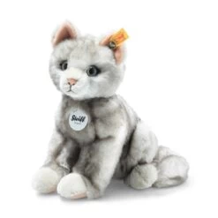 STEIFF 122316 Filou Katze, Grau Gespitzt 21 Cm