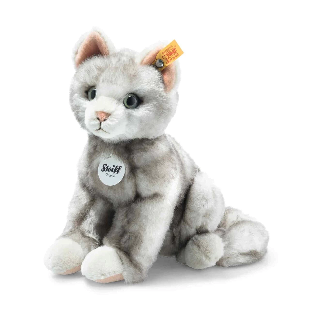STEIFF 122316 Filou Katze, Grau Gespitzt 21 Cm 3 STEIFF 122316 Filou Katze, Grau Gespitzt 21 Cm