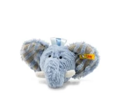 STEIFF 240522 Earz Elefant Rassel 12 Cm Blau